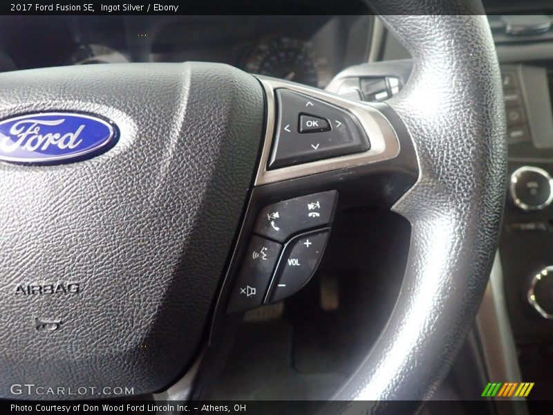 Ingot Silver / Ebony 2017 Ford Fusion SE