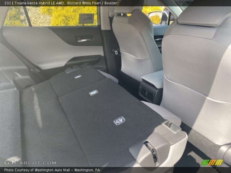 Blizzard White Pearl / Boulder 2021 Toyota Venza Hybrid LE AWD