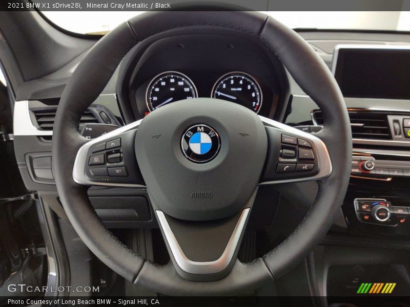 Mineral Gray Metallic / Black 2021 BMW X1 sDrive28i