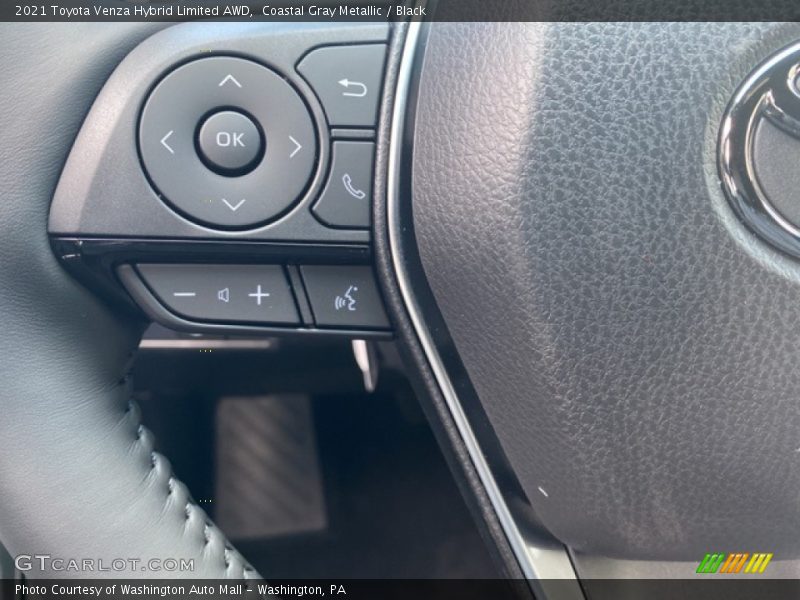 Coastal Gray Metallic / Black 2021 Toyota Venza Hybrid Limited AWD