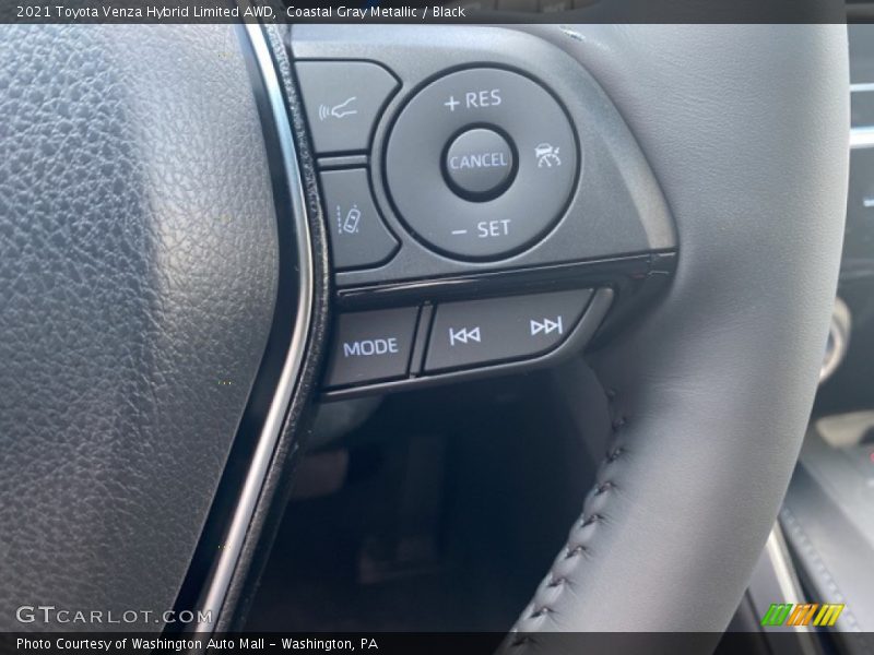 Coastal Gray Metallic / Black 2021 Toyota Venza Hybrid Limited AWD