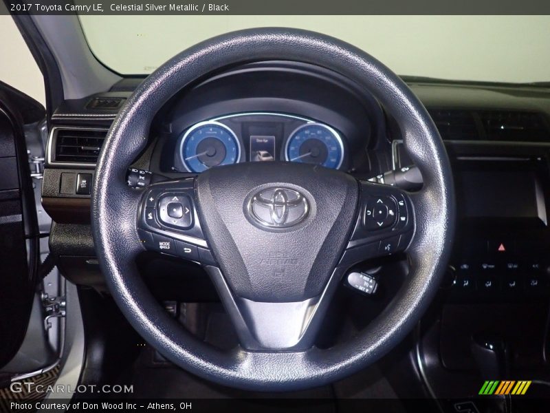 Celestial Silver Metallic / Black 2017 Toyota Camry LE