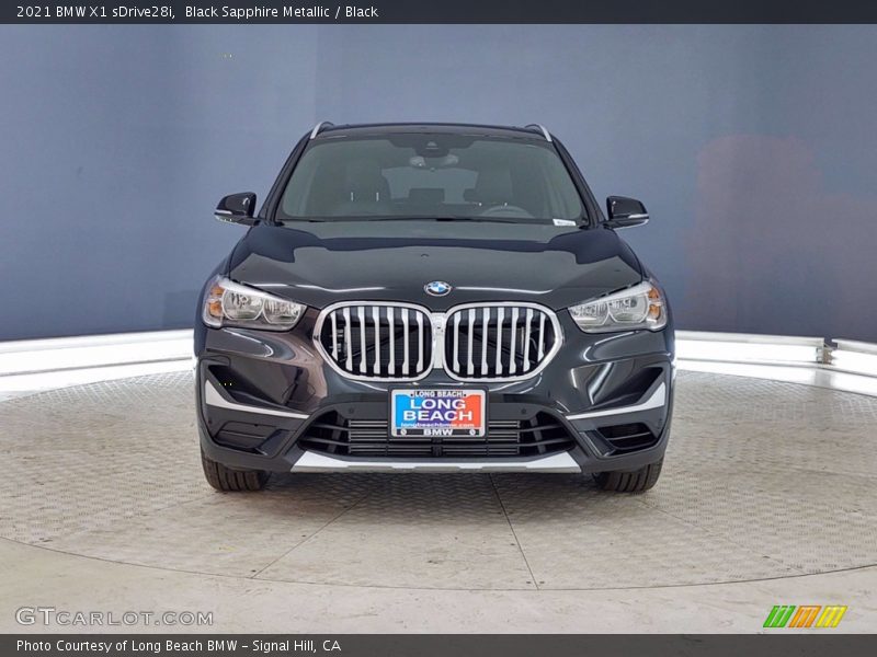 Black Sapphire Metallic / Black 2021 BMW X1 sDrive28i