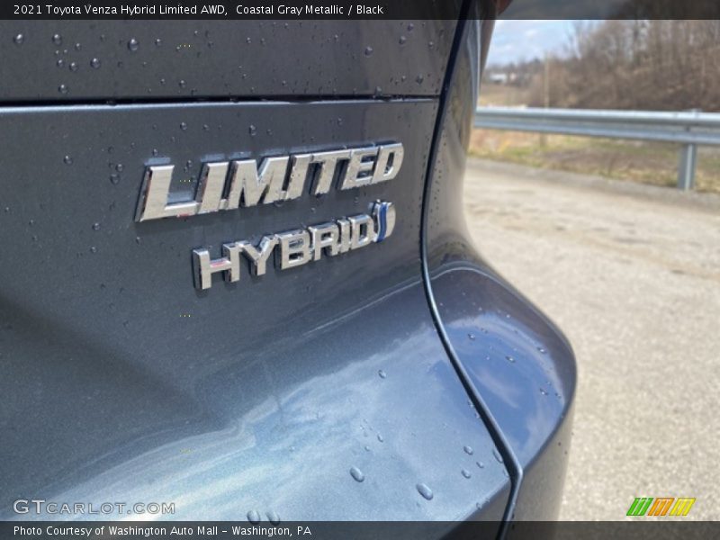 Coastal Gray Metallic / Black 2021 Toyota Venza Hybrid Limited AWD