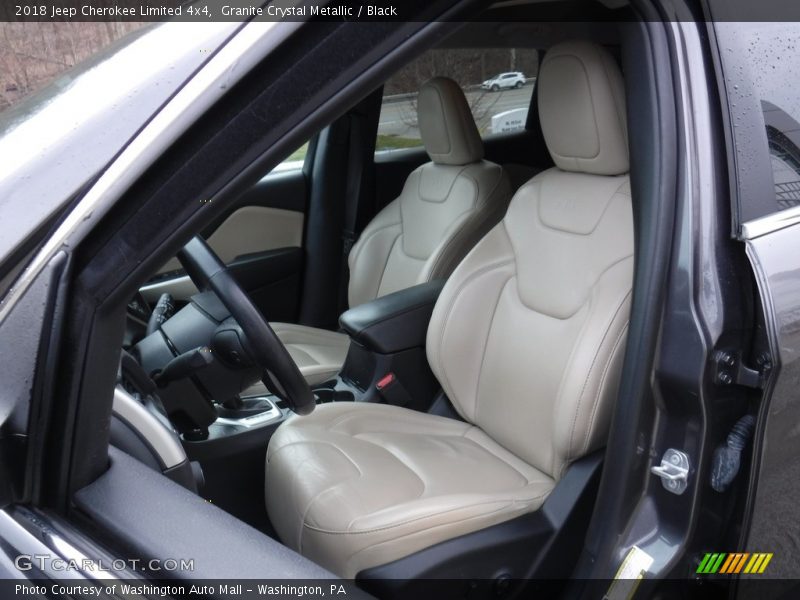 Granite Crystal Metallic / Black 2018 Jeep Cherokee Limited 4x4