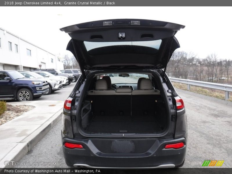 Granite Crystal Metallic / Black 2018 Jeep Cherokee Limited 4x4