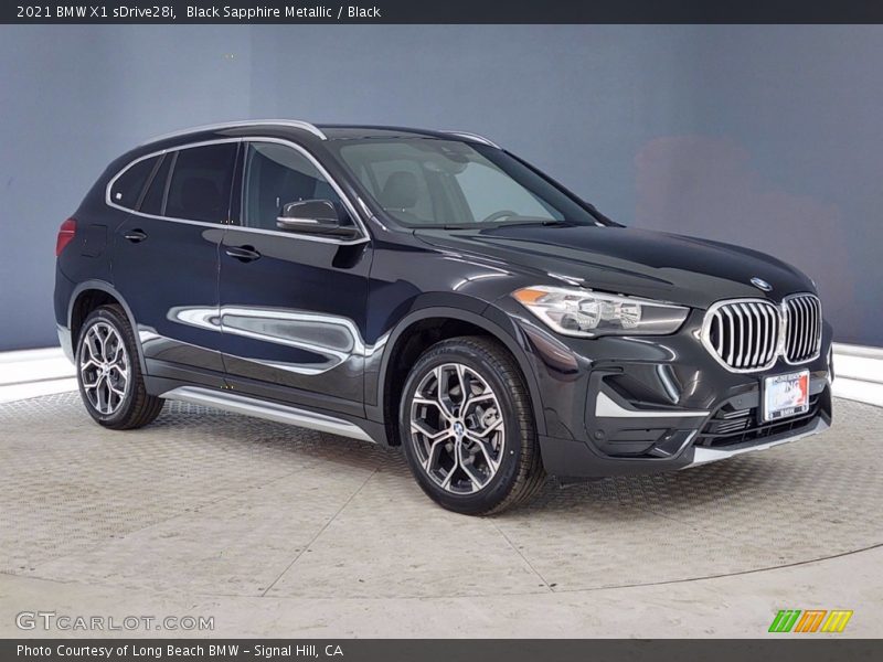 Black Sapphire Metallic / Black 2021 BMW X1 sDrive28i