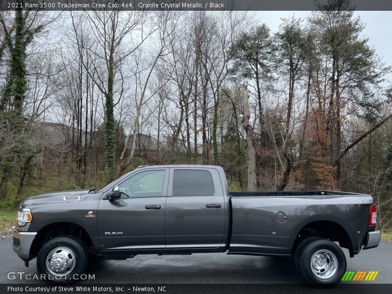 Granite Crystal Metallic / Black 2021 Ram 3500 Tradesman Crew Cab 4x4