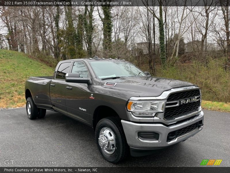 Granite Crystal Metallic / Black 2021 Ram 3500 Tradesman Crew Cab 4x4