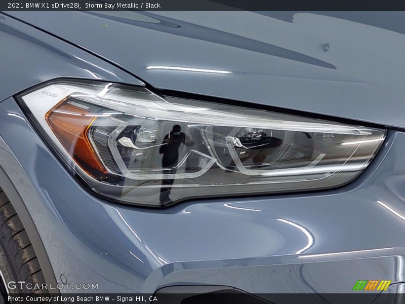 Storm Bay Metallic / Black 2021 BMW X1 sDrive28i