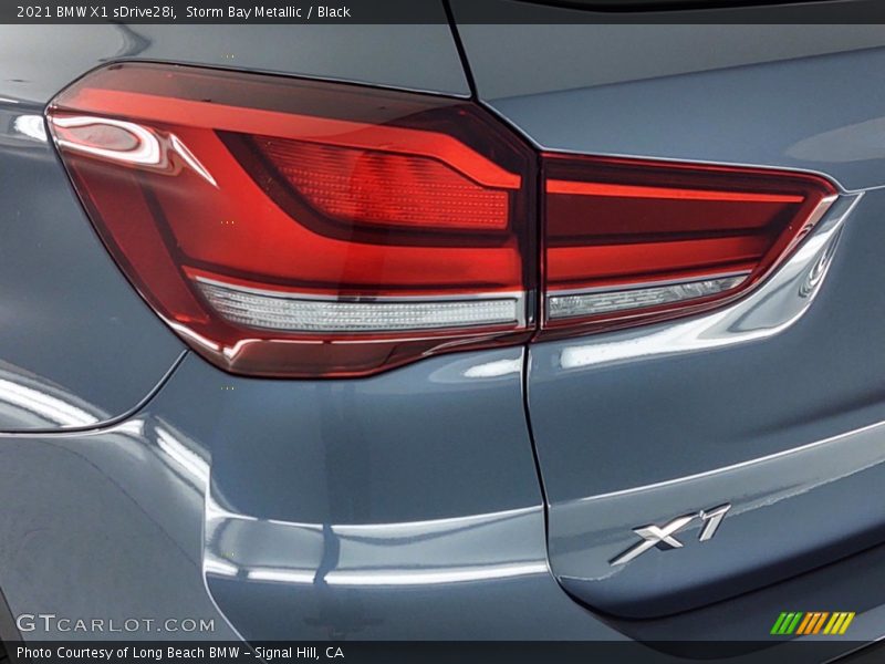 Storm Bay Metallic / Black 2021 BMW X1 sDrive28i