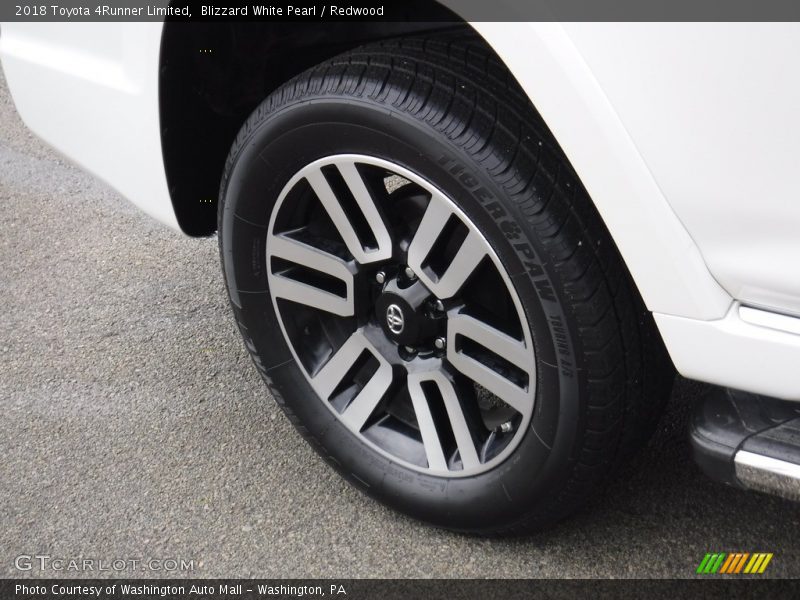 Blizzard White Pearl / Redwood 2018 Toyota 4Runner Limited