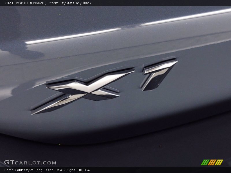 Storm Bay Metallic / Black 2021 BMW X1 sDrive28i