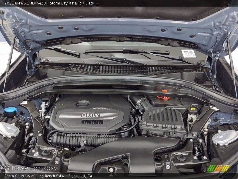 Storm Bay Metallic / Black 2021 BMW X1 sDrive28i