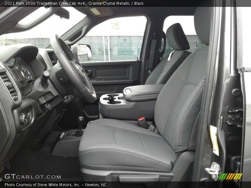 Granite Crystal Metallic / Black 2021 Ram 3500 Tradesman Crew Cab 4x4
