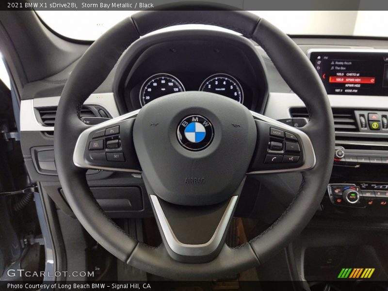 Storm Bay Metallic / Black 2021 BMW X1 sDrive28i