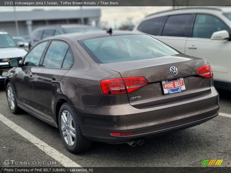 Toffee Brown Metallic / Titan Black 2015 Volkswagen Jetta S Sedan