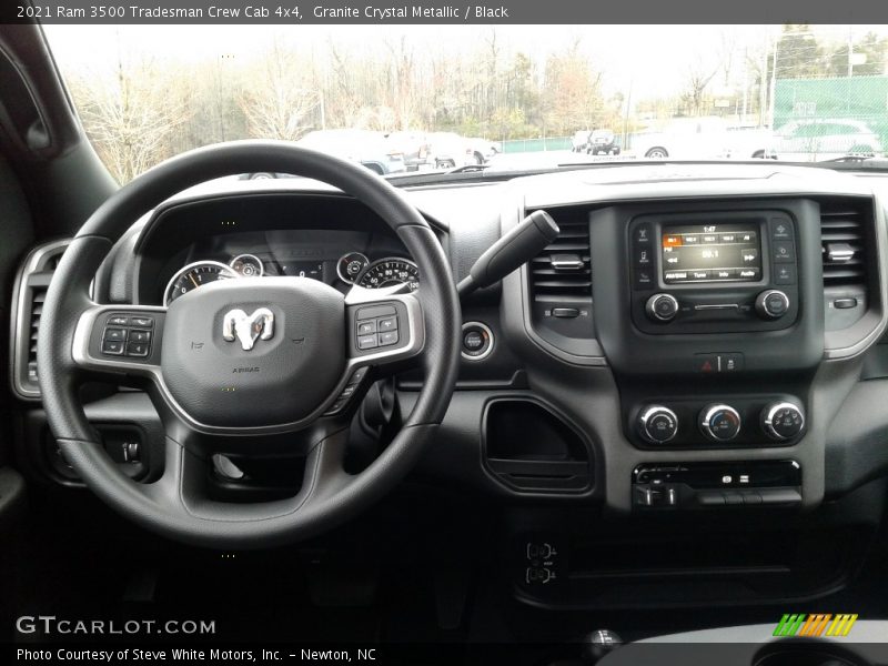 Granite Crystal Metallic / Black 2021 Ram 3500 Tradesman Crew Cab 4x4
