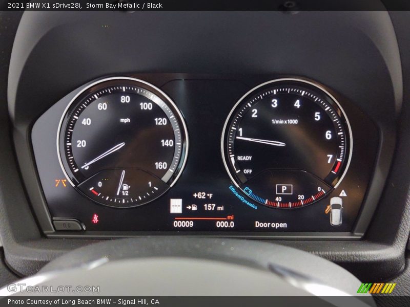Storm Bay Metallic / Black 2021 BMW X1 sDrive28i