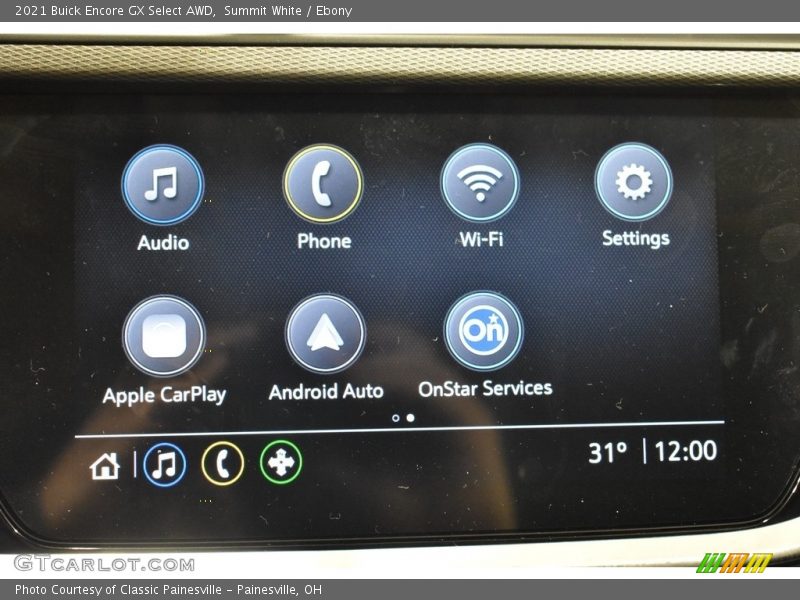Summit White / Ebony 2021 Buick Encore GX Select AWD