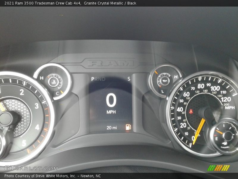 Granite Crystal Metallic / Black 2021 Ram 3500 Tradesman Crew Cab 4x4