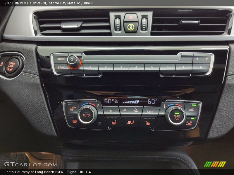 Storm Bay Metallic / Black 2021 BMW X1 sDrive28i
