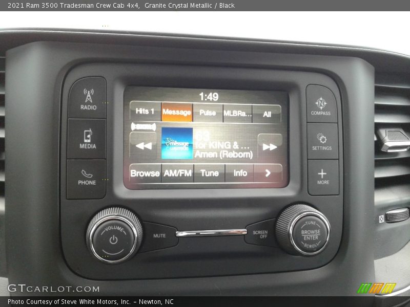 Granite Crystal Metallic / Black 2021 Ram 3500 Tradesman Crew Cab 4x4