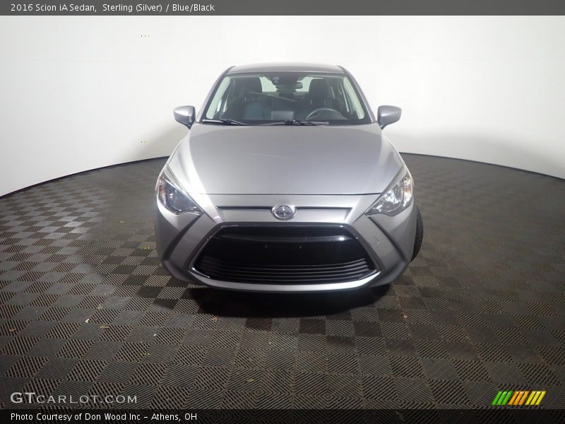 Sterling (Silver) / Blue/Black 2016 Scion iA Sedan