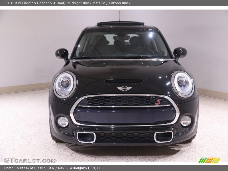 Midnight Black Metallic / Carbon Black 2018 Mini Hardtop Cooper S 4 Door