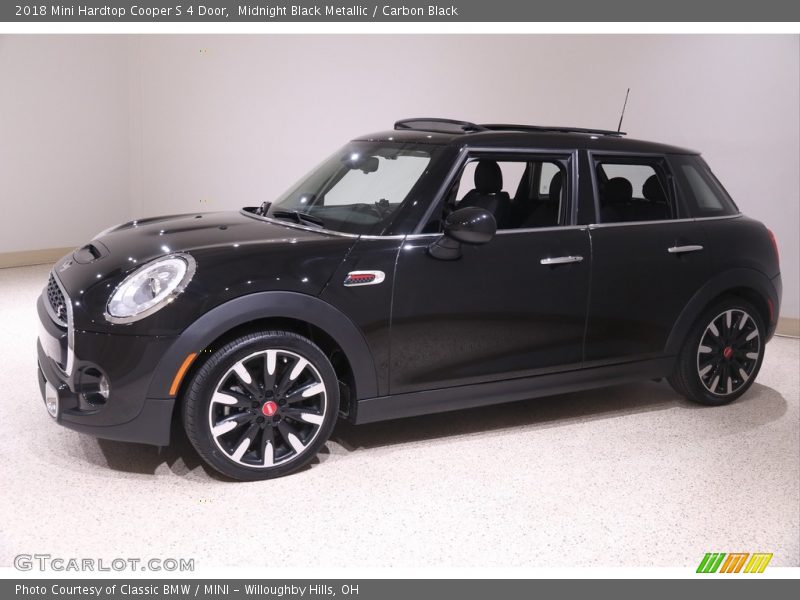 Midnight Black Metallic / Carbon Black 2018 Mini Hardtop Cooper S 4 Door