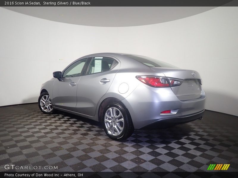 Sterling (Silver) / Blue/Black 2016 Scion iA Sedan