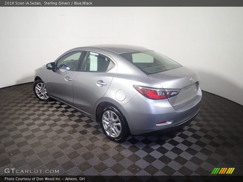 Sterling (Silver) / Blue/Black 2016 Scion iA Sedan