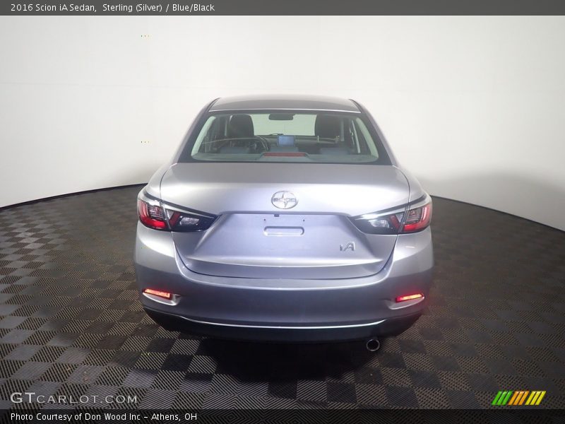 Sterling (Silver) / Blue/Black 2016 Scion iA Sedan