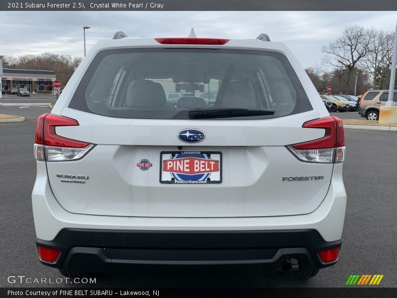 Crystal White Pearl / Gray 2021 Subaru Forester 2.5i