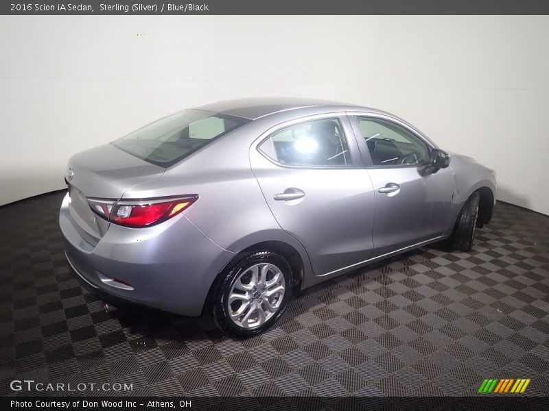 Sterling (Silver) / Blue/Black 2016 Scion iA Sedan