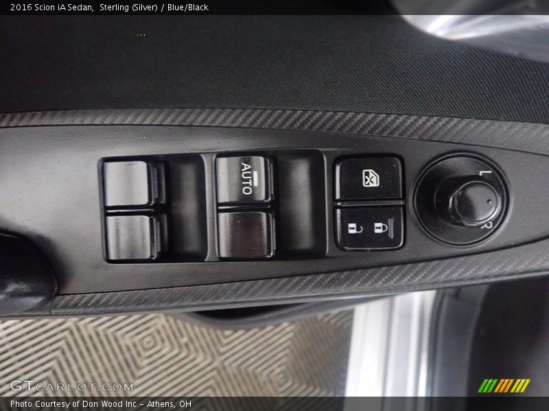 Sterling (Silver) / Blue/Black 2016 Scion iA Sedan