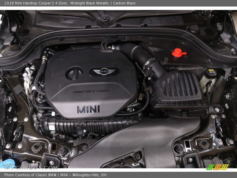 Midnight Black Metallic / Carbon Black 2018 Mini Hardtop Cooper S 4 Door