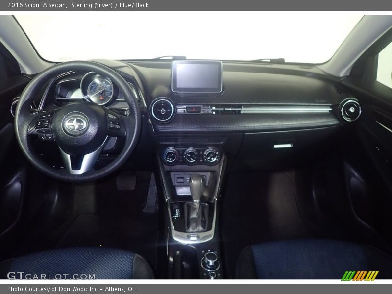 Sterling (Silver) / Blue/Black 2016 Scion iA Sedan
