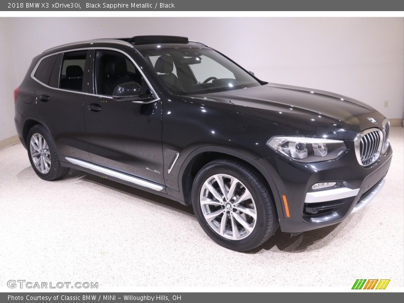 2018 X3 xDrive30i Black Sapphire Metallic