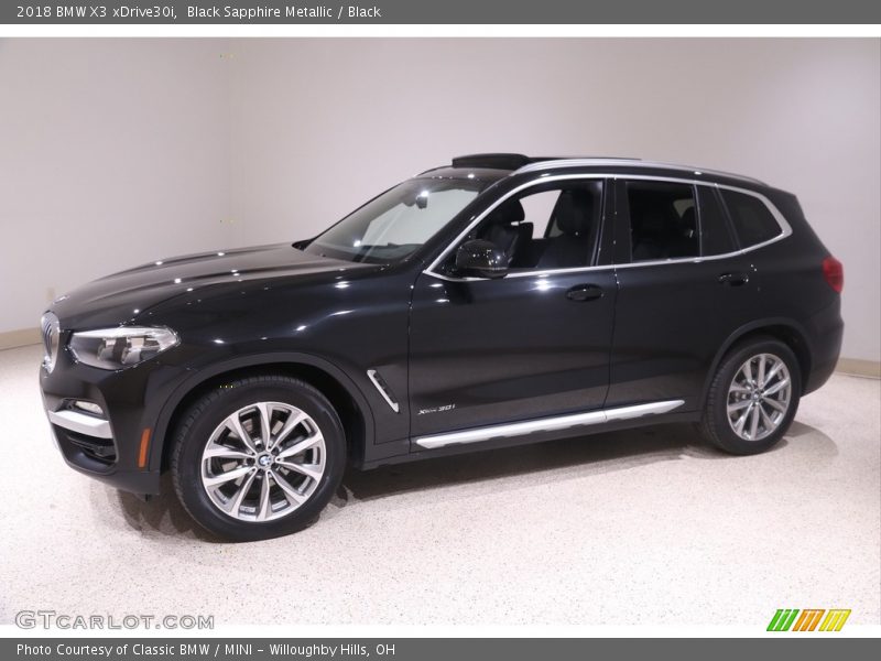 Front 3/4 View of 2018 X3 xDrive30i