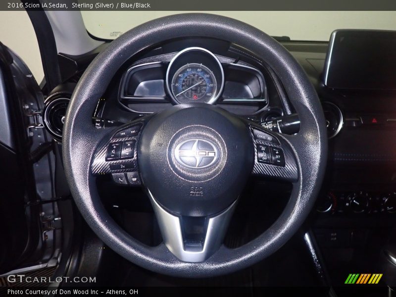 Sterling (Silver) / Blue/Black 2016 Scion iA Sedan