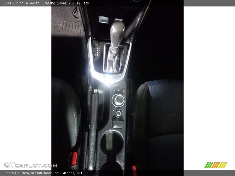 Sterling (Silver) / Blue/Black 2016 Scion iA Sedan