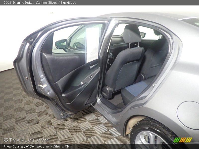 Sterling (Silver) / Blue/Black 2016 Scion iA Sedan