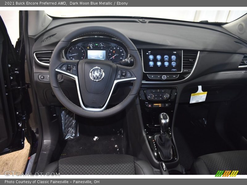 Dark Moon Blue Metallic / Ebony 2021 Buick Encore Preferred AWD