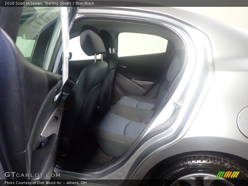 Sterling (Silver) / Blue/Black 2016 Scion iA Sedan