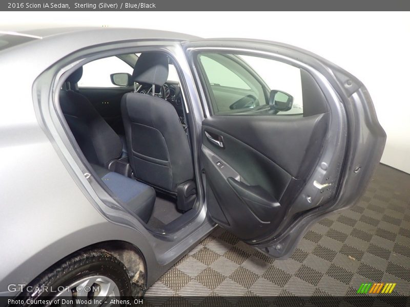 Sterling (Silver) / Blue/Black 2016 Scion iA Sedan