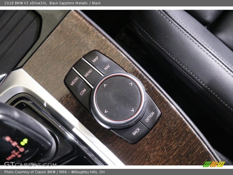 Black Sapphire Metallic / Black 2018 BMW X3 xDrive30i