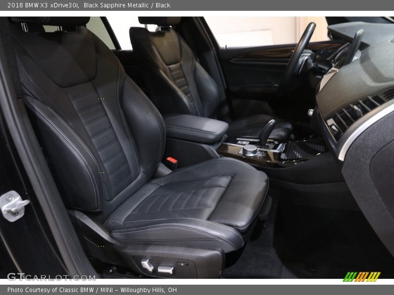 Black Sapphire Metallic / Black 2018 BMW X3 xDrive30i