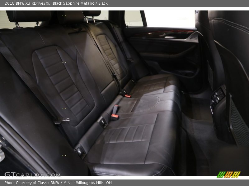 Black Sapphire Metallic / Black 2018 BMW X3 xDrive30i