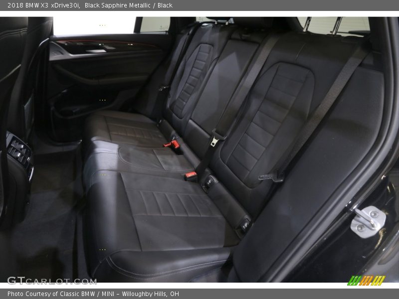 Black Sapphire Metallic / Black 2018 BMW X3 xDrive30i